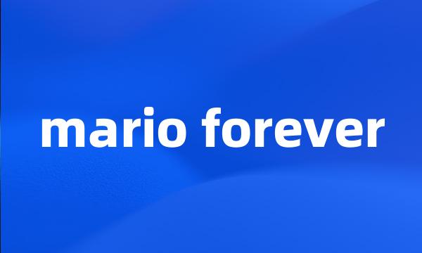 mario forever