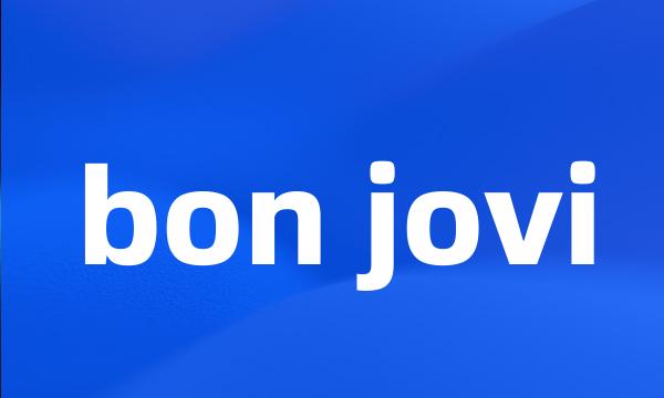 bon jovi