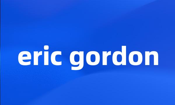 eric gordon