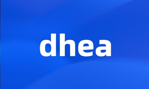 dhea