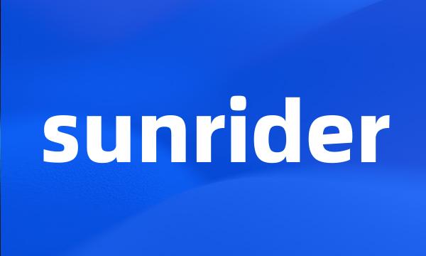 sunrider