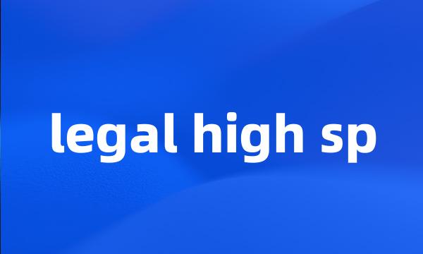 legal high sp