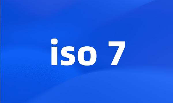 iso 7