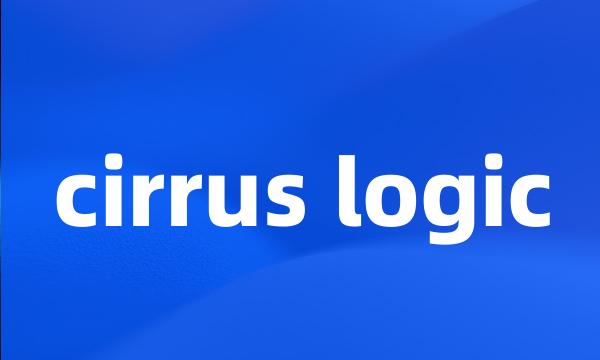 cirrus logic