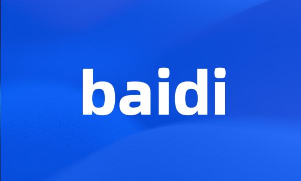 baidi