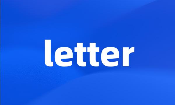 letter