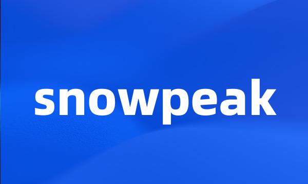 snowpeak