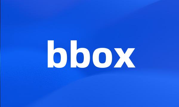 bbox