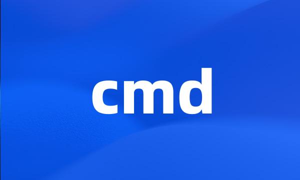 cmd