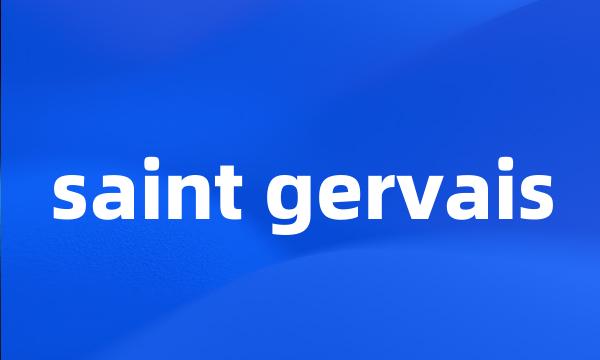 saint gervais