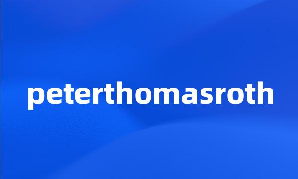 peterthomasroth