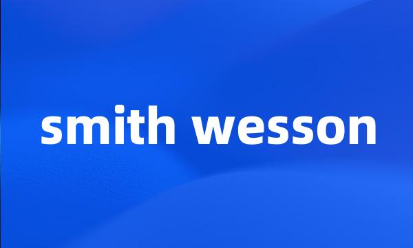 smith wesson