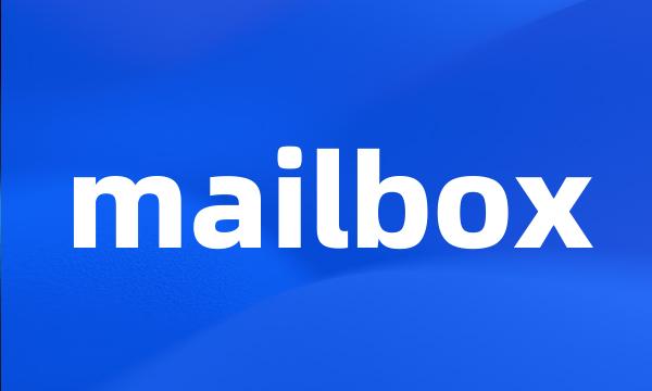 mailbox