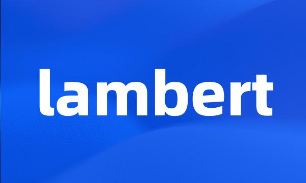 lambert