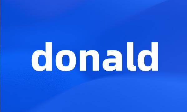 donald