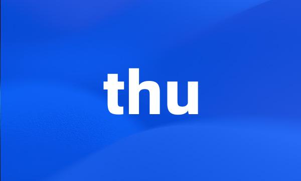 thu