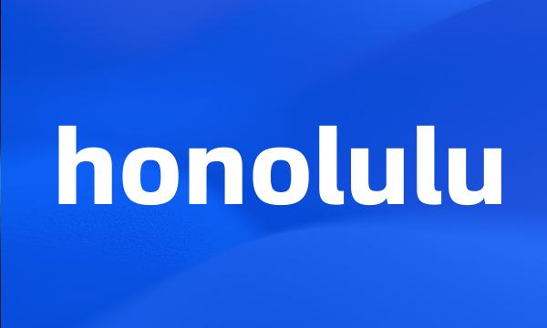 honolulu