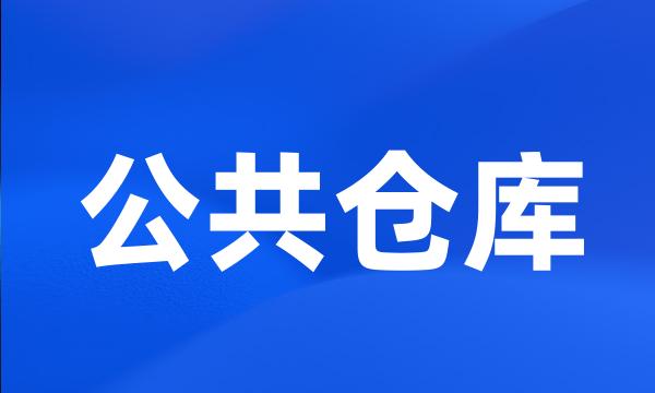 公共仓库