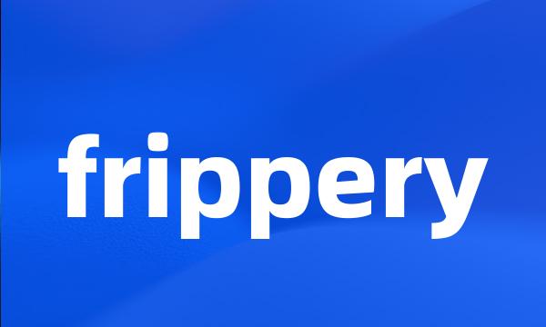 frippery