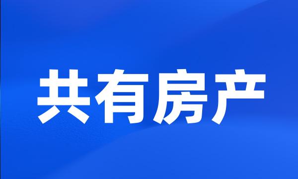 共有房产