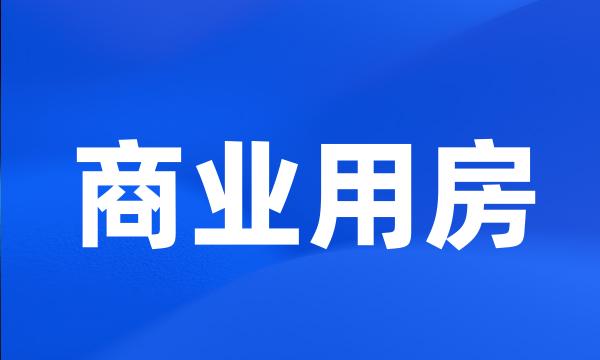 商业用房