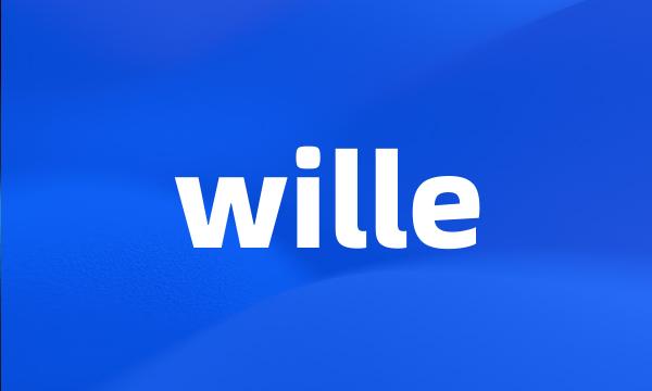 wille