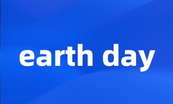 earth day