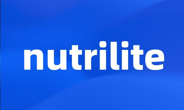 nutrilite