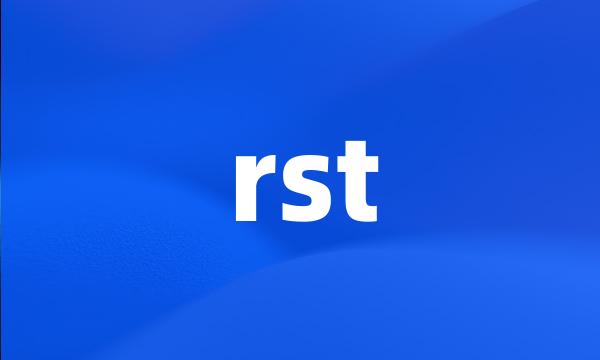 rst