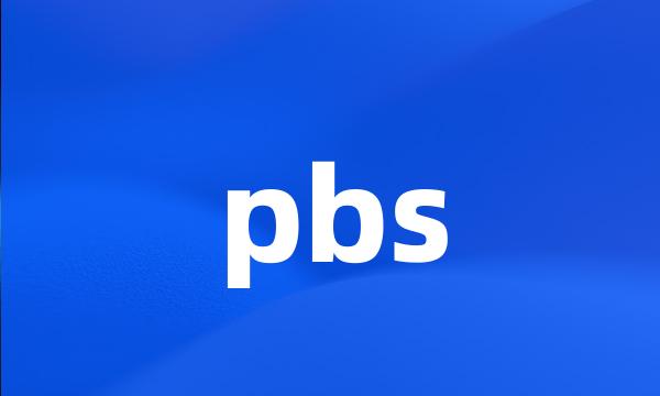 pbs