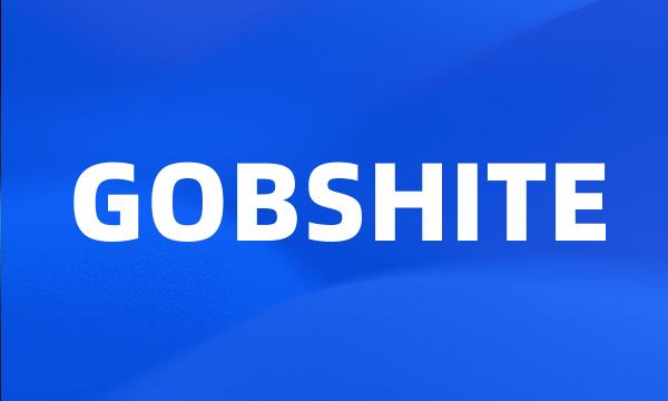 GOBSHITE