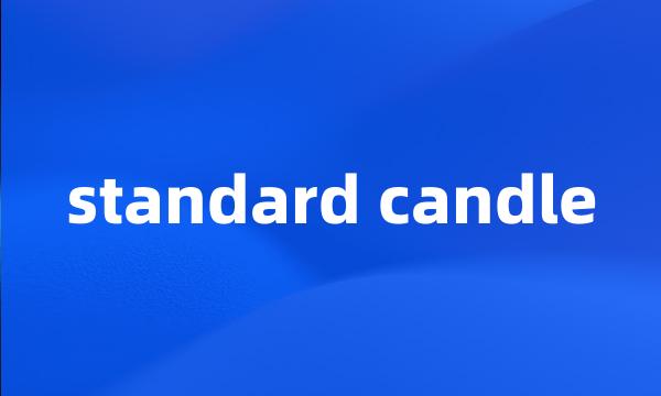 standard candle