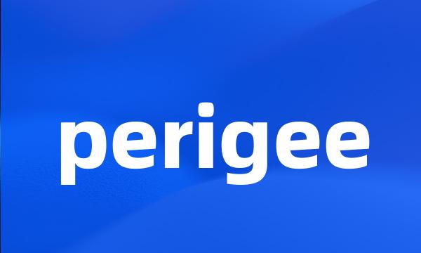 perigee