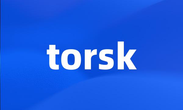 torsk