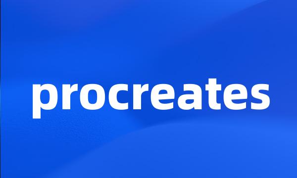 procreates