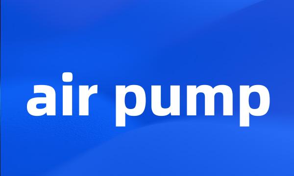 air pump