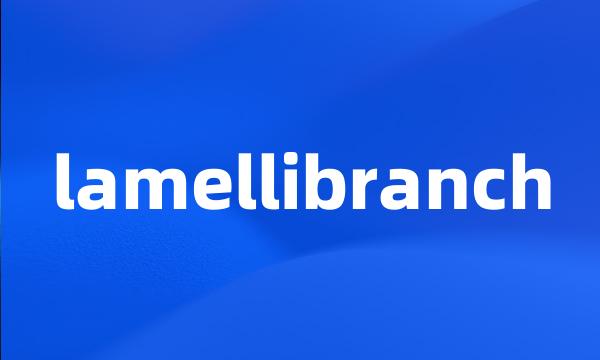 lamellibranch