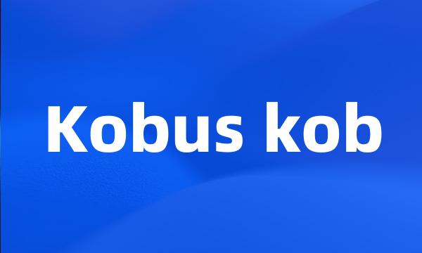 Kobus kob