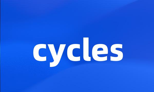 cycles