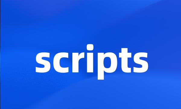 scripts