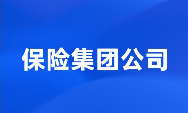 保险集团公司