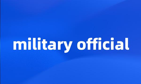 military official