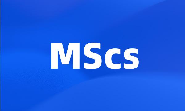 MScs