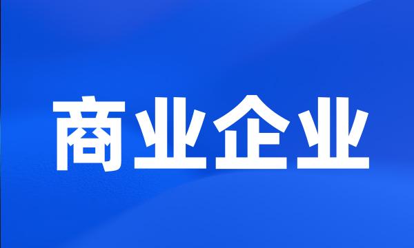 商业企业