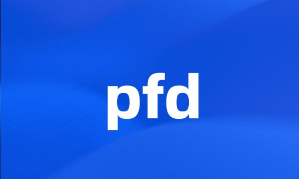 pfd