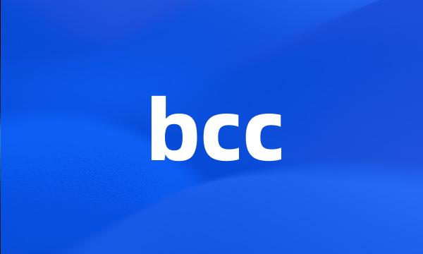 bcc