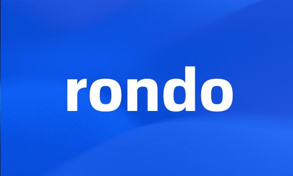 rondo