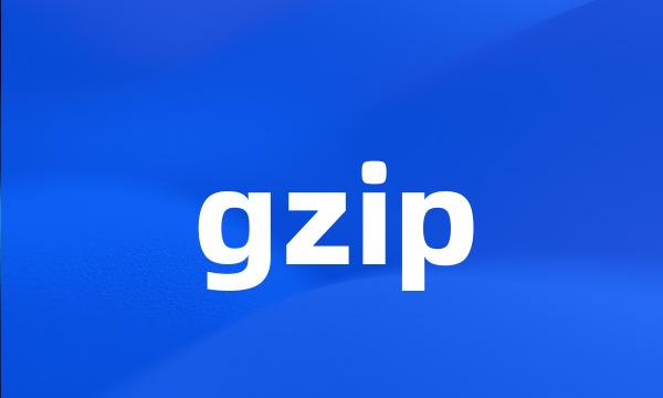 gzip