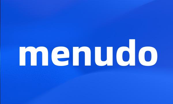 menudo