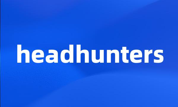 headhunters